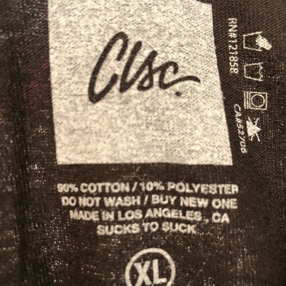 Men’s CLSC Life script logo T-shirt. Size Xl NWOT - Picture 4 of 4